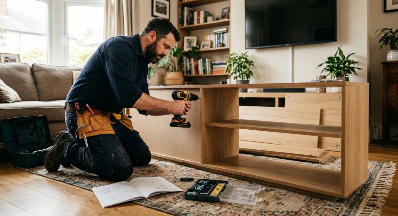Entertainment Center Assembly in Olathe, KS