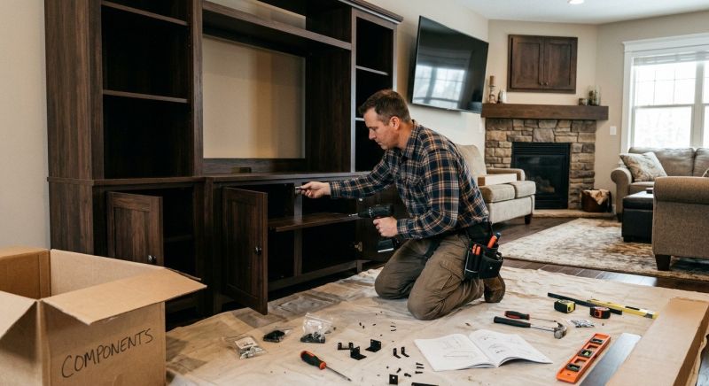 Tv Stand Assembly in Overland Park, KS